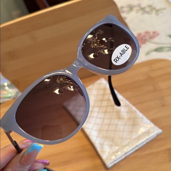 Brand New Rebecca Minkoff Indio 4/S Blue Oval Cat Eye Sunglasses Rx-Able Classic main image 5